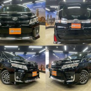 2015 Toyota Voxy black gasoline used car Japan export