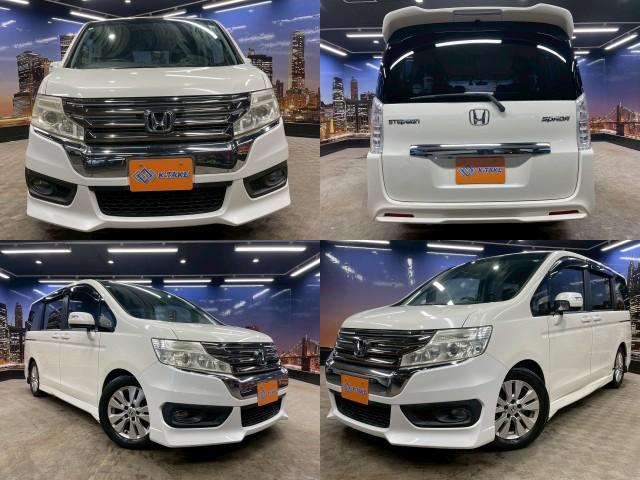 Ref:AUX-22430662 HONDA STEPWAGON SPADA 2011 1 2011 Honda Stepwagon Spada pearl gasoline used car Japan export