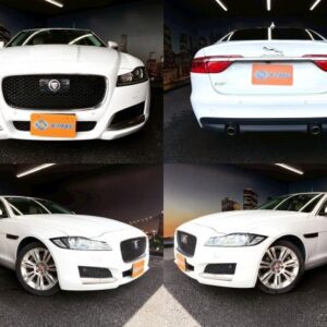 2017 Jaguar Xf white gasoline used car Japan export