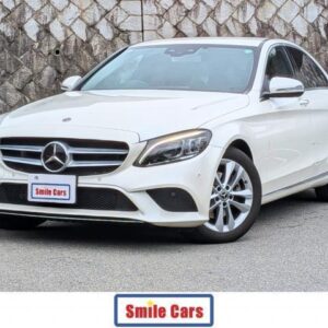 2019 Mercedes Benz C-Class white gasoline used car Japan export