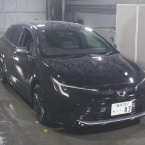 2023 Toyota Corolla Touring black gasoline used car Japan export