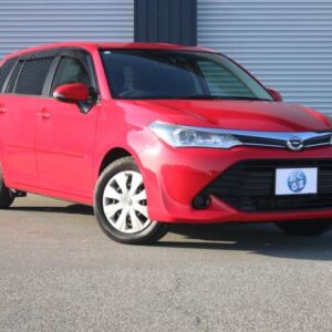 2015 Toyota Corolla Fielder red gasoline used car Japan export