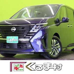 2024 Nissan Serena blue hybrid used car Japan export
