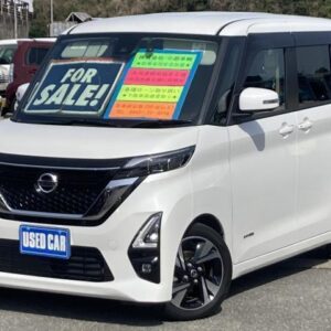 2021 Nissan Roox white gasoline used car Japan export