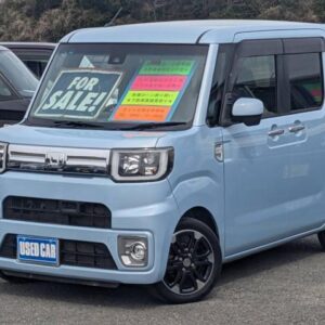 2017 Daihatsu Wake blue gasoline used car Japan export