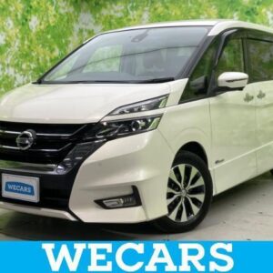 2017 Nissan Serena pearl gasoline used car Japan export