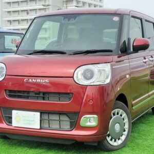 2023 Daihatsu Move Canbus red gasoline used car Japan export