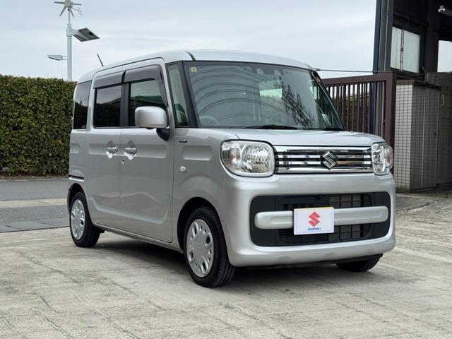 Ref:AUX-22524118 SUZUKI SPACIA 2023 1 2023 Suzuki Spacia silver hybrid used car Japan export