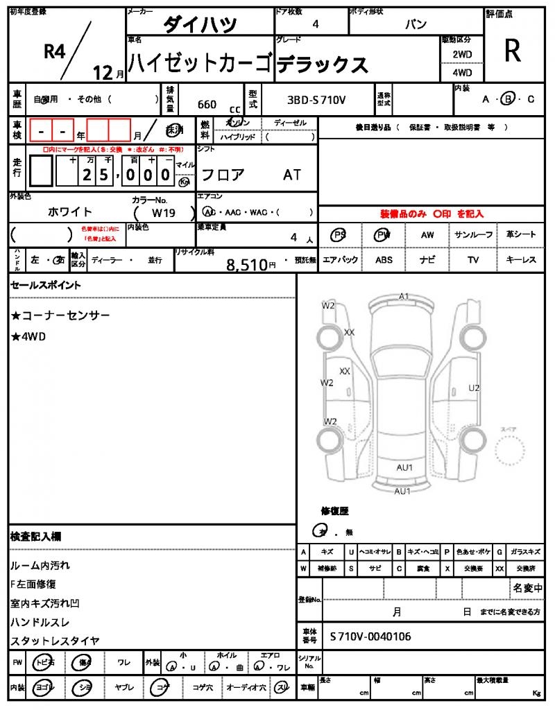Ref:AUX-22530554 DAIHATSU HIJET CARGO 2022 - Image 21