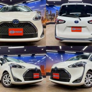 2021 Toyota Sienta pearl gasoline used car Japan export