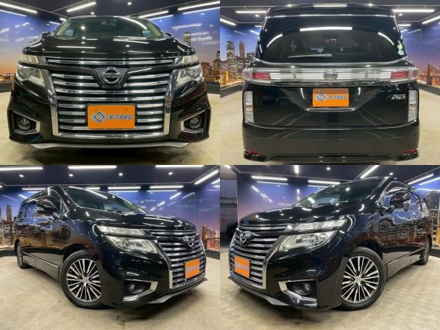 Ref:AUX-22545111 NISSAN ELGRAND 2016 1 2016 Nissan Elgrand black gasoline used car Japan export