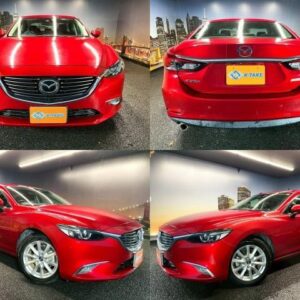 2016 Mazda Atenza Sedan red diesel used car Japan export