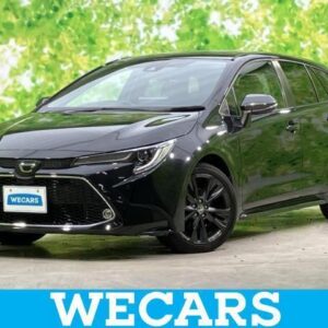 2021 Toyota Corolla Touring black gasoline used car Japan export