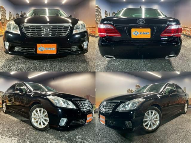 Ref:AUX-22563837 TOYOTA CROWN 2012 1 2012 Toyota Crown black gasoline used car Japan export