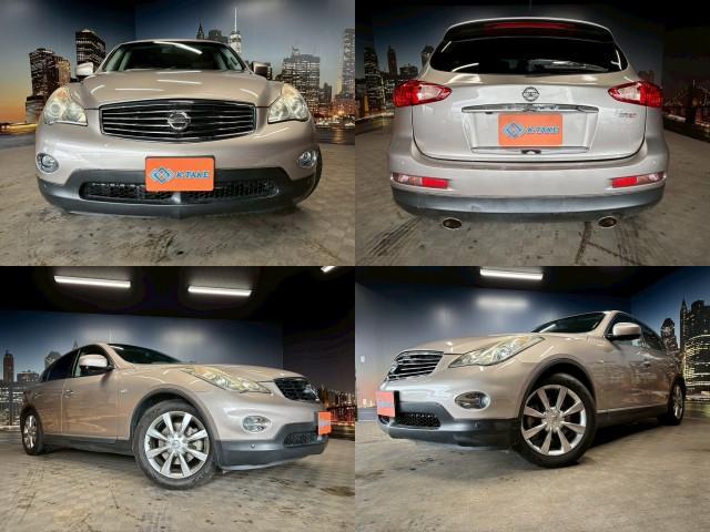 Ref:AUX-22563913 NISSAN SKYLINE CROSSOVER 2009 1 2009 Nissan Skyline Crossover pink gasoline used car Japan export