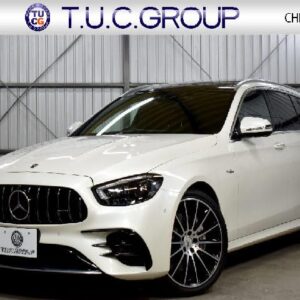 2021 Amg E-Class white gasoline used car Japan export