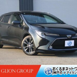 2020 Toyota Corolla Touring black gasoline used car Japan export