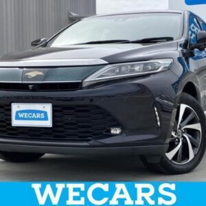 2017 Toyota Harrier black gasoline used car Japan export