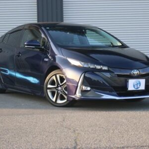 2020 Toyota Prius Phv blue hybrid used car Japan export