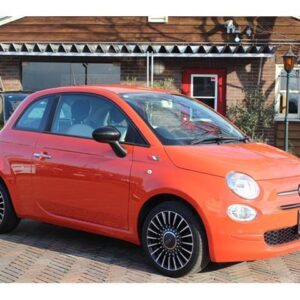2021 Fiat 500 orange gasoline used car Japan export