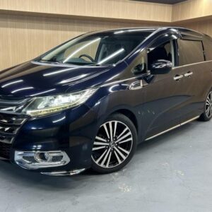 2014 Honda Odyssey black gasoline used car Japan export