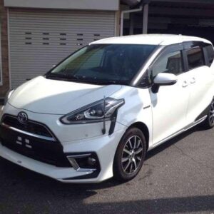 2016 Toyota Sienta pearl hybrid used car Japan export