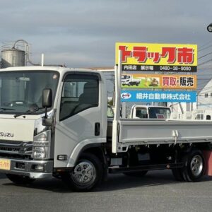 2021 Isuzu Elf Truck white diesel used car Japan export
