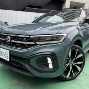 2023 Volkswagen T-Roc green diesel used car Japan export