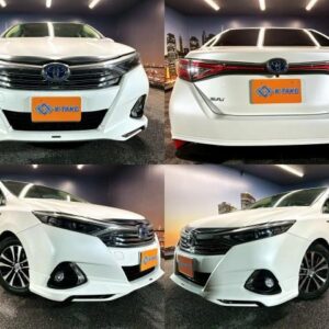 2013 Toyota Sai white gasoline used car Japan export
