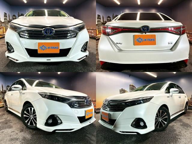 Ref:AUX-22640774 TOYOTA SAI 2013 1 2013 Toyota Sai white gasoline used car Japan export