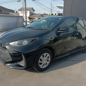 2023 Toyota Yaris black gasoline used car Japan export