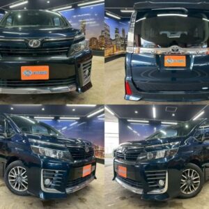 2015 Toyota Voxy blue gasoline used car Japan export