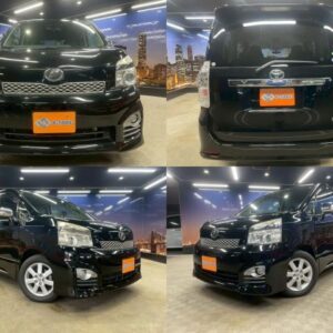 2012 Toyota Voxy black gasoline used car Japan export