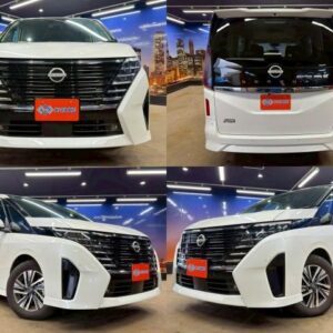 2023 Nissan Serena white gasoline used car Japan export