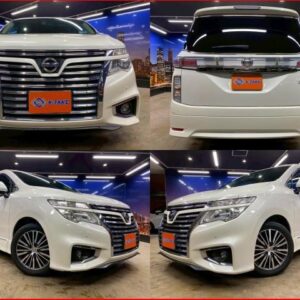 2014 Nissan Elgrand pearl gasoline used car Japan export