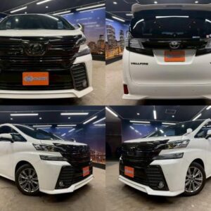 2017 Toyota Vellfire pearl gasoline used car Japan export