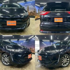 2019 Toyota Estima black gasoline used car Japan export