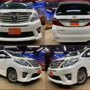 2013 Toyota Alphard pearl gasoline used car Japan export