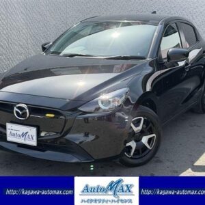 2024 Mazda Mazda2 black gasoline used car Japan export