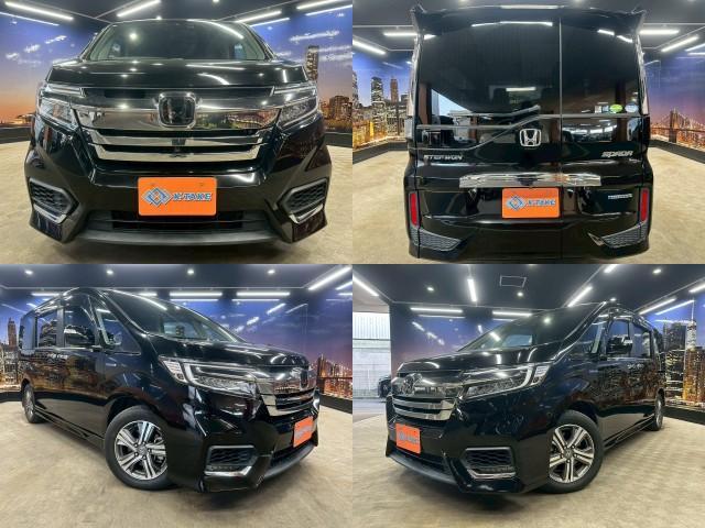 Ref:AUX-22660448 HONDA STEPWAGON SPADA 2017 1 2017 Honda Stepwagon Spada black gasoline used car Japan export
