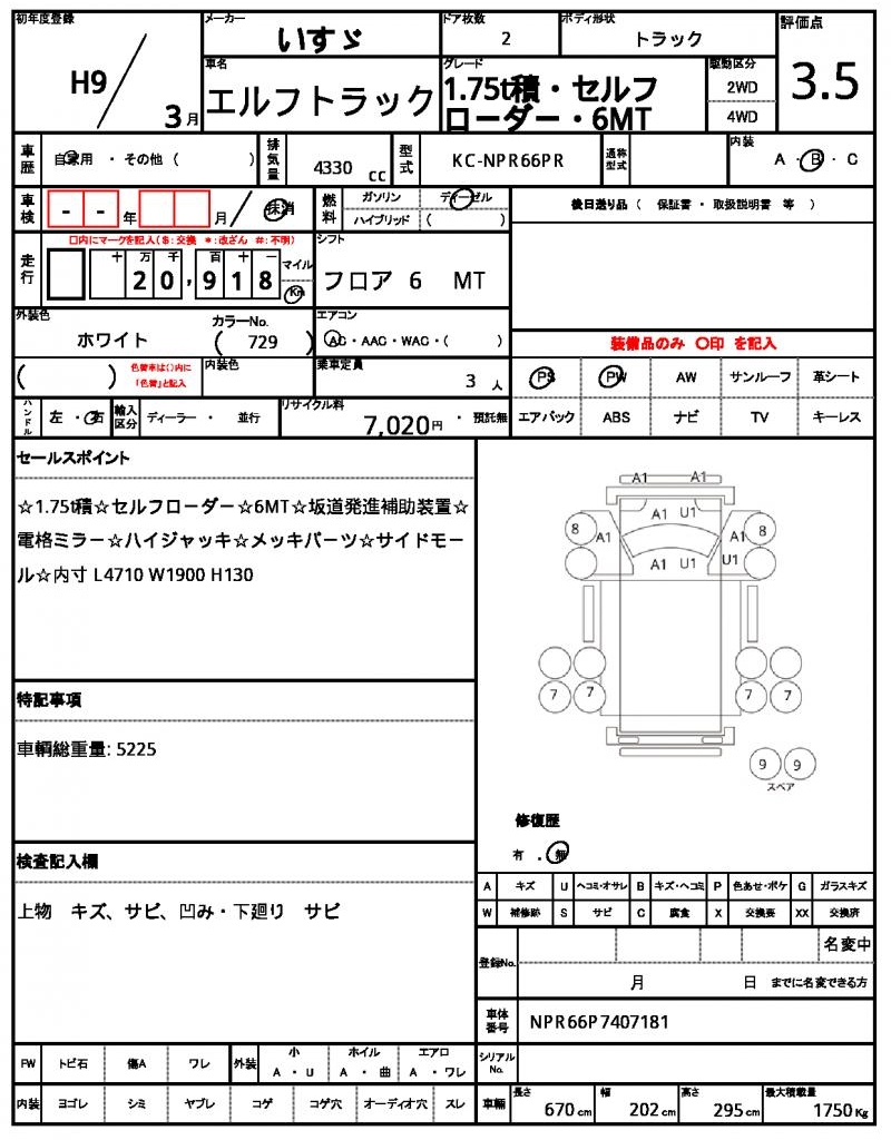 Ref:AUX-22661292 ISUZU ELF TRUCK 1997 21 Ref:AUX-22661292 ISUZU ELF TRUCK 1997 - Image 21