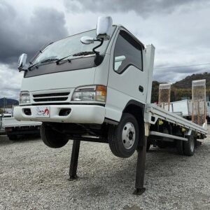 1997 Isuzu Elf Truck white diesel used car Japan export