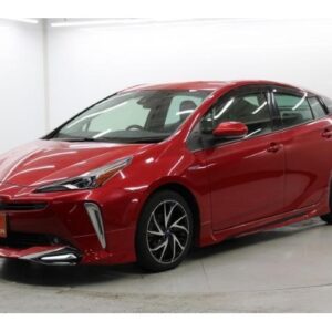 2019 Toyota Prius red hybrid used car Japan export