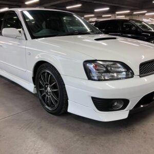 2001 Subaru Legacy B4 white gasoline used car Japan export