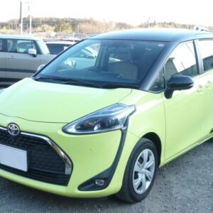 2018 Toyota Sienta yellow gasoline used car Japan export