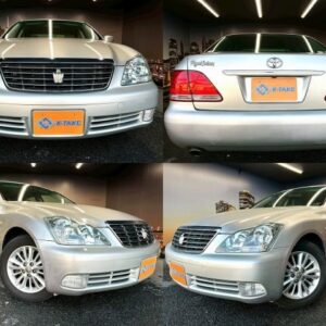 2005 Toyota Crown silver gasoline used car Japan export