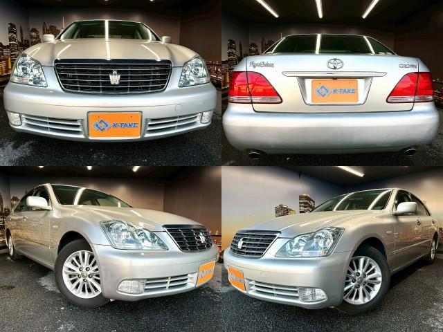 Ref:AUX-22685266 TOYOTA CROWN 2005 1 2005 Toyota Crown silver gasoline used car Japan export