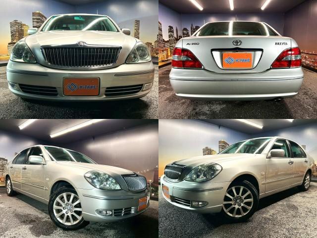 Ref:AUX-22685271 TOYOTA BREVIS 2001 1 2001 Toyota Brevis silver gasoline used car Japan export