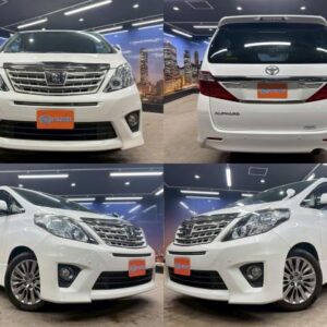 2013 Toyota Alphard pearl gasoline used car Japan export