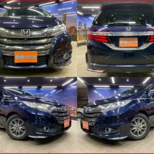 2016 Honda Odyssey Hybrid black gasoline used car Japan export